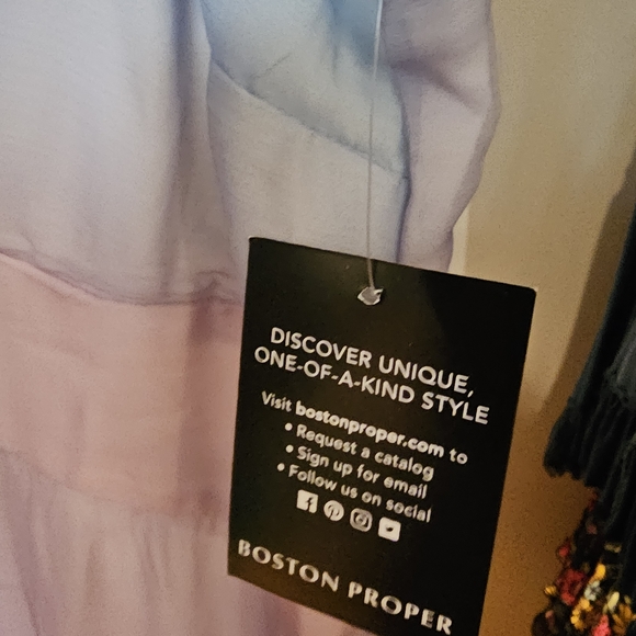 Boston Proper Multicolor Gradient Maxi Dress - Picture 4 of 7